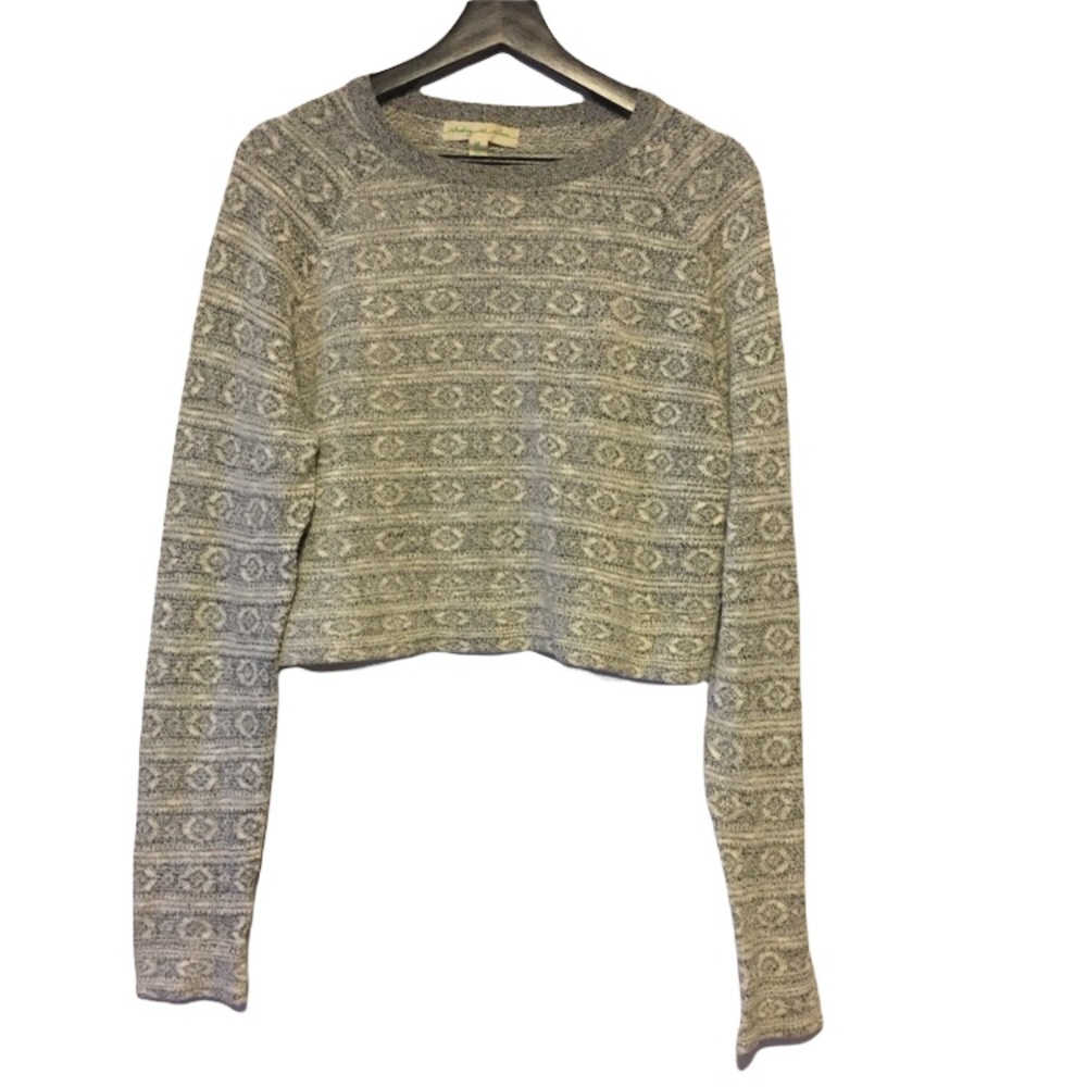 Staring at Stars Long Sleeve Crop Top Medium